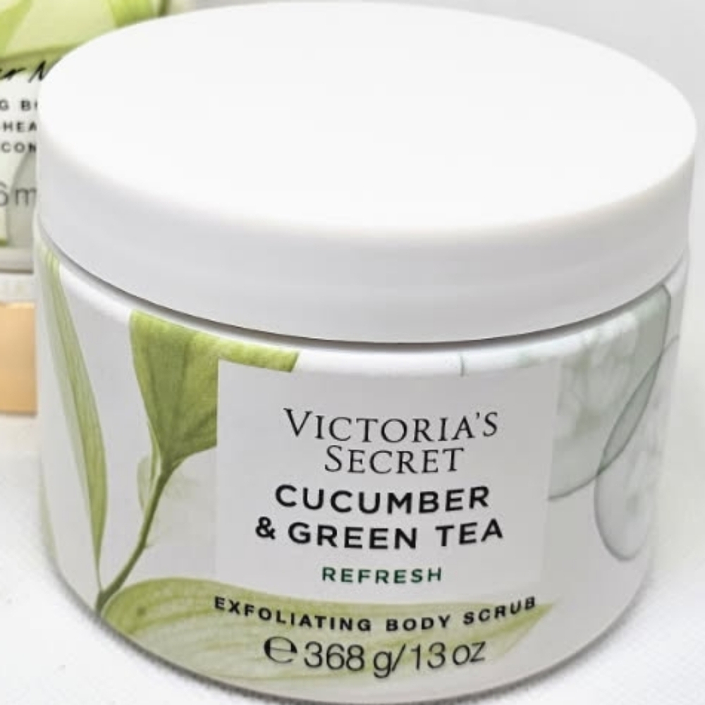 VICTORIAS SECRET CUCUMBER GREEN TEA REFRESH BUNDLE NEW - Picture 2 of 2